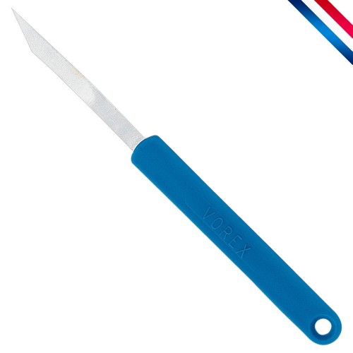 Lame droite manche bleu